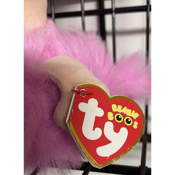 TY Beanie Boos 9" CAMILLA Pink Poodle Dog Stuffed Animal Toy Plush - Picture 8 of 8